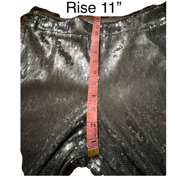 A NEW DAY SEQUIN DRESS PANTS WITH SIDE ZIPPER SIZE 6. NWT - Picture 5 of 11